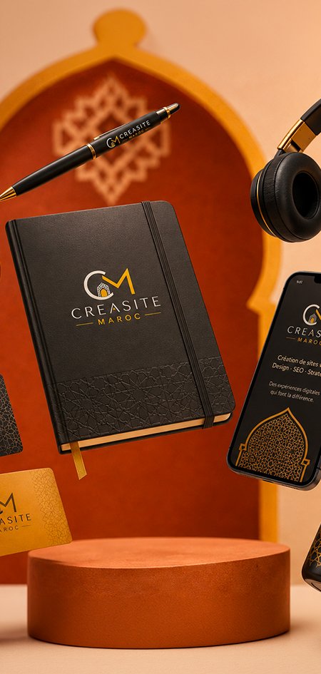Branding et création digitale par Creasite Maroc, agence web marocaine