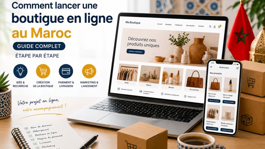 Comment lancer une boutique en ligne au Maroc : guide complet étape par étape