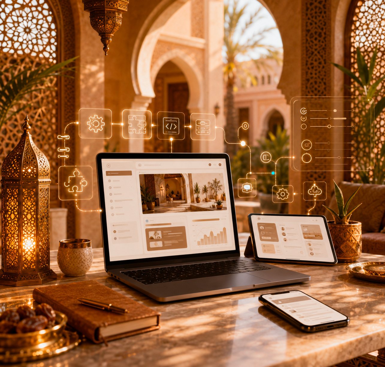 Développement web sur mesure au Maroc avec intégrations, automatisations et fonctionnalités personnalisées