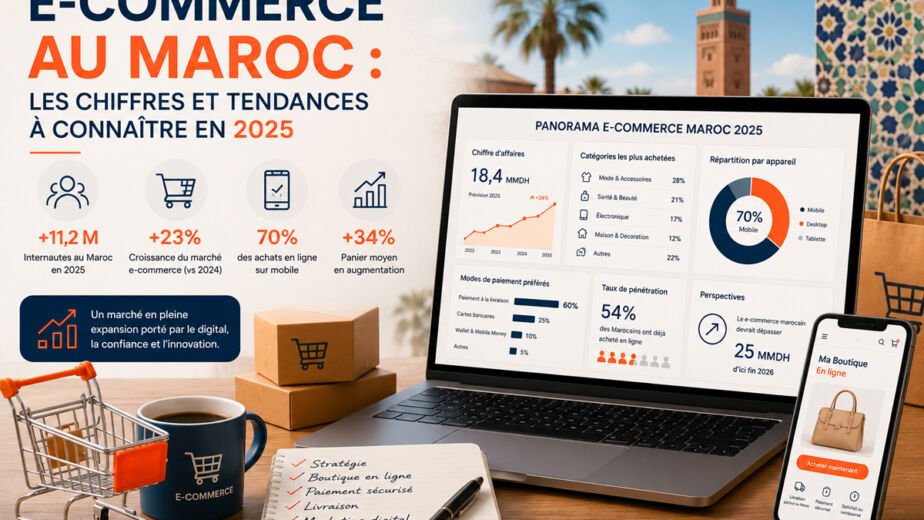 E-commerce au Maroc : les chiffres et tendances à connaître en 2025