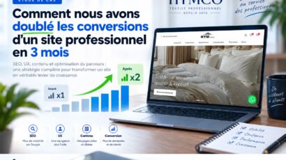 Étude de cas : comment nous avons doublé les conversions d'un site vitrine en 3 mois