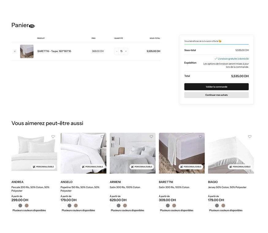 Expérience d'achat et fiche produit HYMCO