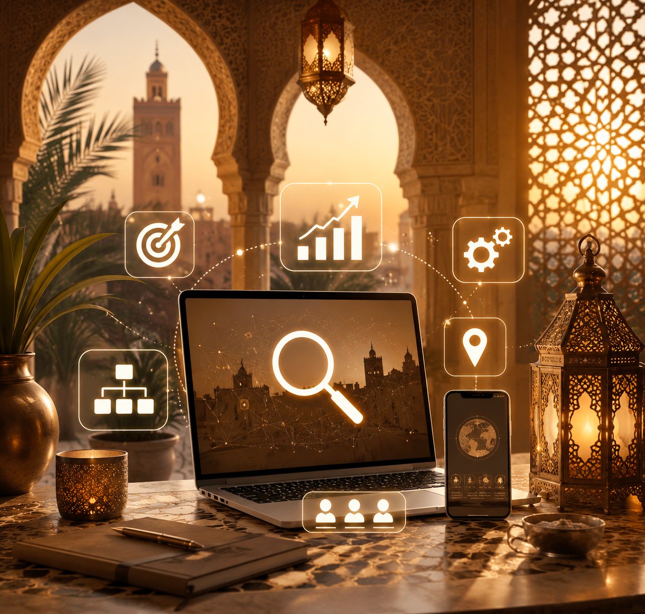 Optimisation SEO d’un site web au Maroc avec suivi de visibilité et performances sur Google