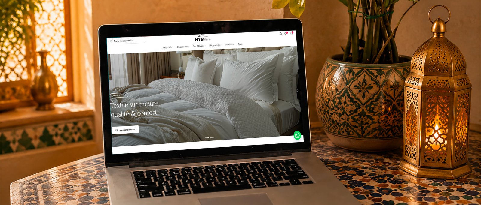 Création du site e-commerce HYMCO par Creasite Maroc